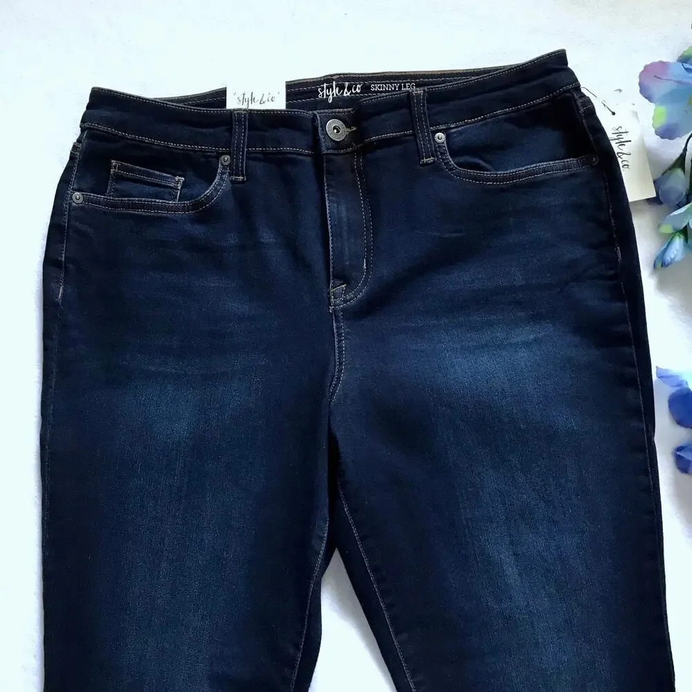 Style & Co. NWT Ultra Skinny Leg Jeans Women 14